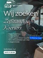 Wij zijn op zoek naar een gemotiveerde zelfstandige koeriers, Vacatures, Vacatures | Chauffeurs, Overige uren, Vanaf 1 jaar, Overige vormen
