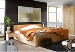 Massief houten Bed ODIN & ODETTE met bedlades, Huis en Inrichting, Slaapkamer | Bedden, Verzenden, Wit, Landelijk, 200 cm