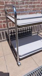 Vintage trolley, 1 zilverkleurig en 1 bruinkleurig jaren 70, Ophalen