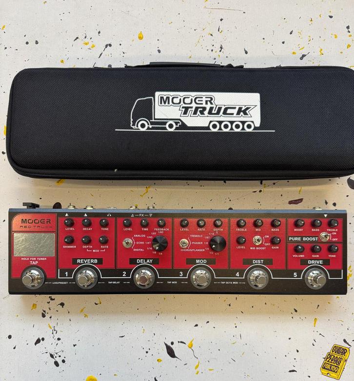 Mooer Red Truck Combined Effects Pedal, Muziek en Instrumenten, Effecten, Zo goed als nieuw, Reverb, Multi-effect, Ophalen of Verzenden