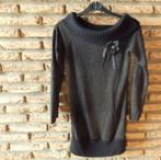 (3) pull fille t.12 ans noir brillant, Enfants & Bébés, Vêtements enfant | Taille 146, Comme neuf, Fille, Pull ou Veste, Enlèvement ou Envoi