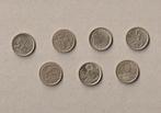 Spanje : 7 verschillende (gebruikte) munten van 5 pesetas, Ophalen of Verzenden, Setje