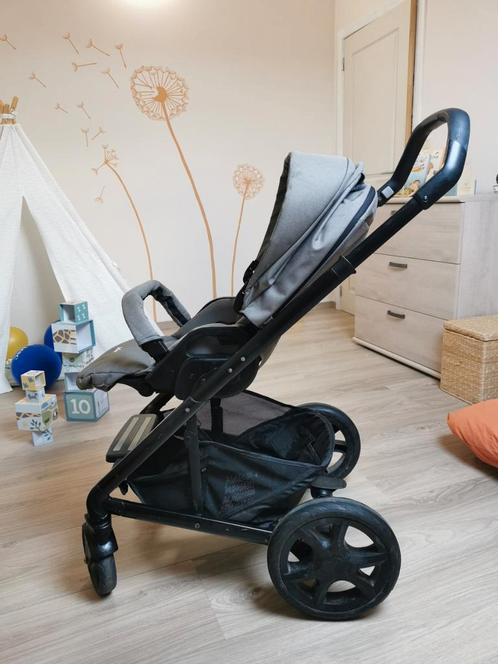 Kinderwagen combo + zakje, Kinderen en Baby's, Kinderwagens en Combinaties, Gebruikt, Kinderwagen, Verstelbare duwstang, Ophalen