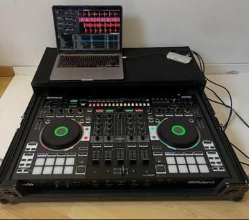 Dj mixer Roland DJ-808 + flight case Zomo, Musique & Instruments, DJ sets & Platines, Enlèvement, Utilisé, DJ-Set, Autres marques
