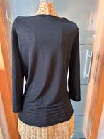 Zwarte blouse met gouden pailletten, Ophalen of Verzenden, Zo goed als nieuw, Maat 36 (S)