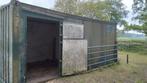 Containerstallen, container, Weidegang, 4 paarden of pony's of meer