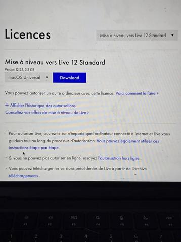 Ableton live 12 Standard.  beschikbaar voor biedingen