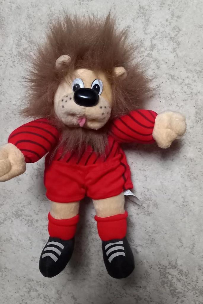 Knuffel Rode Duivels (mascotte jaren '90), Kinderen en Baby's, Speelgoed | Knuffels en Pluche, Zo goed als nieuw, Ophalen of Verzenden