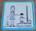 Oude sticker: Junior boetiek - Mechelen, Ophalen of Verzenden, Gebruikt, Winkel of Supermarkt