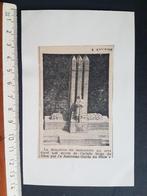 Knipsel op postkaart: Antwerpen Oorlogsmonument, Verzamelen, Verzenden, Landmacht, Foto of Poster