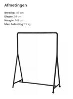 IKEA kledingrek Turbo, Ophalen, Met wielen, Gebruikt