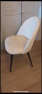 Eetkamerstoelen 6  beige velvet 35 per stuk nieuw nieuw doos, Ophalen of Verzenden, Zo goed als nieuw