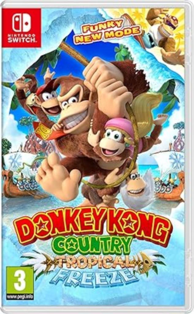 Donkey Kong Country Tropical Freeze SNELLE GRATIS LEVERING, Games en Spelcomputers, Games | Nintendo Switch, Nieuw, Avontuur en Actie