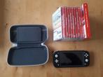 Nintendo switch lite + case + 11 games, Gebruikt, Ophalen