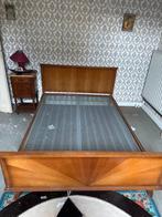 Origineel Art-Deco bed – jaren 30 – met metalen bedbodem, Enlèvement