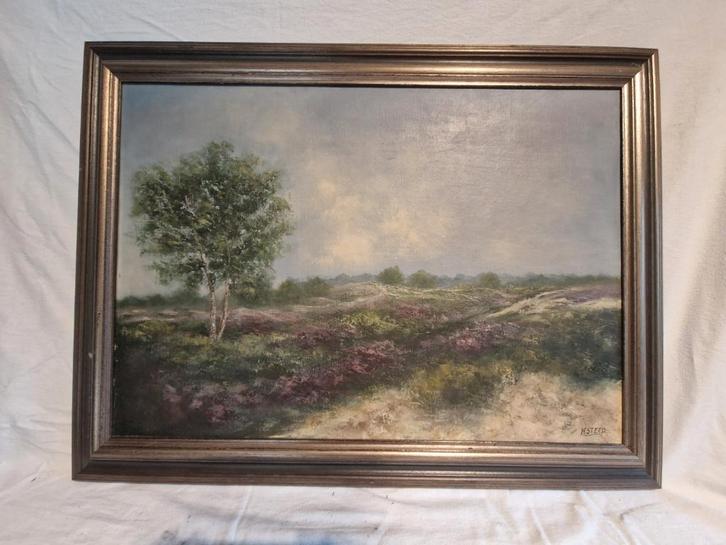Schilderij - H. Steep, Antiek en Kunst, Kunst | Schilderijen | Klassiek, Ophalen