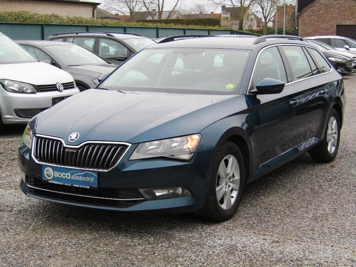 Skoda Superb 1.6 TDI, Auto's, Skoda, Bedrijf, Te koop, Superb, ABS, Adaptieve lichten, Airbags, Airconditioning, Android Auto