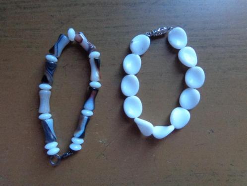 Witte kralen en agaat buisjes, Hobby en Vrije tijd, Kralen en Sieraden maken, Nieuw, Ophalen of Verzenden