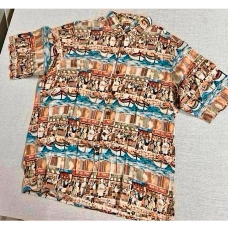 Collection Reyn Spooner, chemisier M en coton égyptien, Vêtements | Hommes, Polos, Comme neuf, Taille 48/50 (M), Beige, Enlèvement ou Envoi