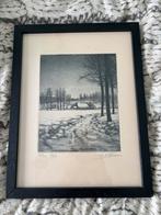Ets van Emiel De Cooman 1975, Antiek en Kunst, Kunst | Tekeningen en Fotografie, Ophalen