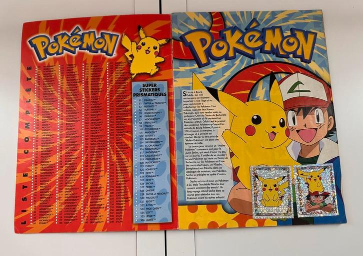 Pokémon-sticker vang ze allemaal Merlin volledig album 1999, Hobby en Vrije tijd, Verzamelkaartspellen | Pokémon, Zo goed als nieuw