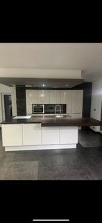 Cuisine complete a vendre, Maison & Meubles, Cuisine | Cuisines complètes, Enlèvement, Blanc, Granit ou Pierre, Brillant ou Laqué