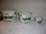 2 beaux pots de fleurs céramique belle décoration cache-pot, Jardin & Terrasse, Utilisé, Enlèvement ou Envoi