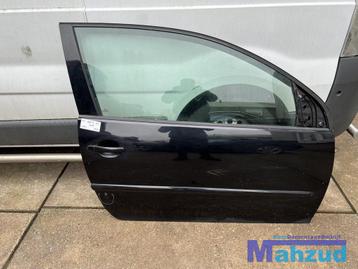 VW GOLF 5 GTI Rechts deur portier Zwart LC9Z 2003-2009 beschikbaar voor biedingen