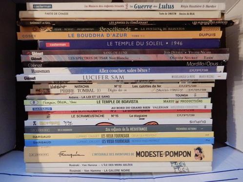 a vendre beau lot d'environ 75 bd's d'occasion, Boeken, Stripverhalen, Gelezen, Meerdere stripboeken, Ophalen