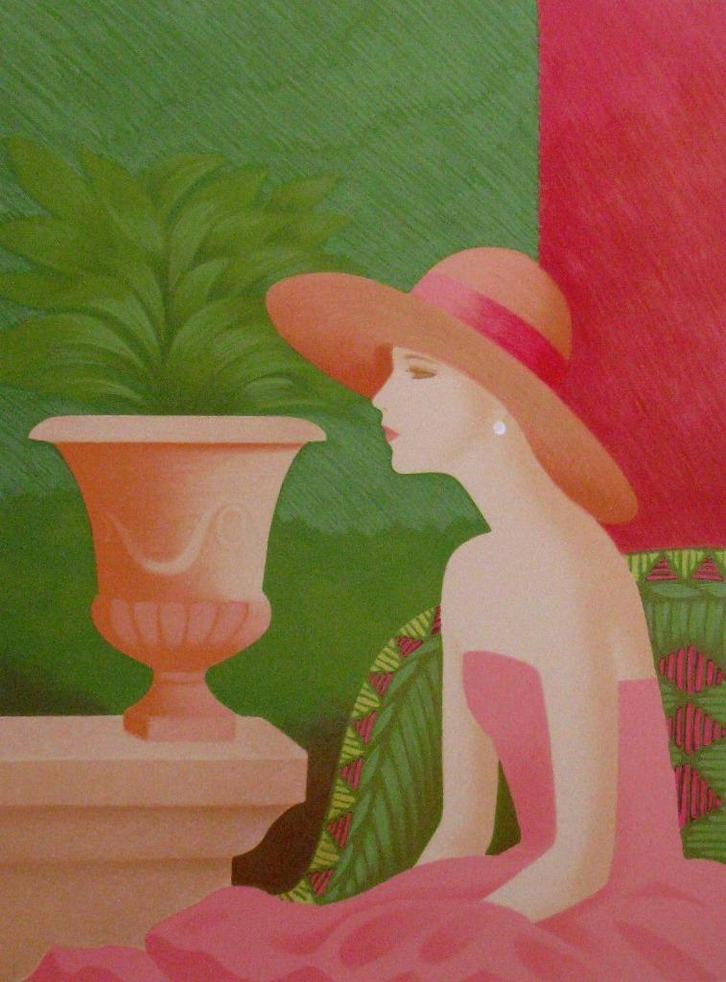 Lithografie van Annie Retivat, Antiek en Kunst, Kunst | Litho's en Zeefdrukken, Ophalen of Verzenden