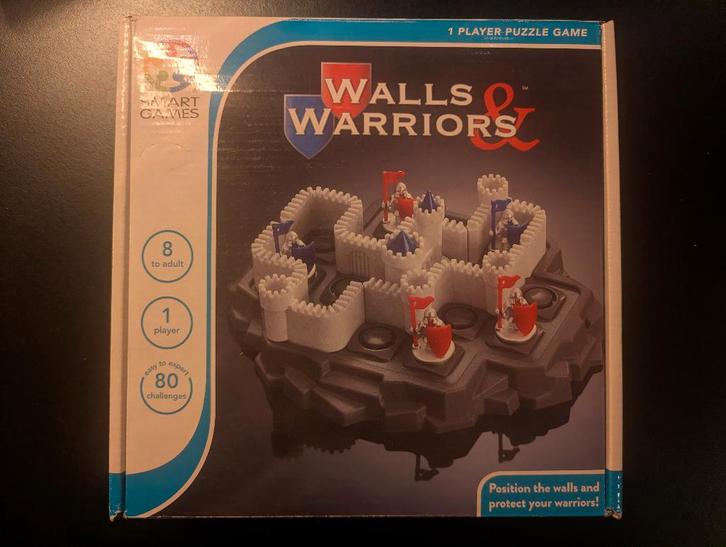 SmartGames Walls & Warriors Strategisch Puzzelspel, Kinderen en Baby's, Speelgoed | Educatief en Creatief, Zo goed als nieuw, Puzzelen