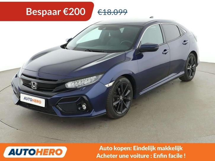 Honda Civic 1.0 VTEC Elegance (année de construction 2020), Autos, Honda, Achat, Civic, ABS, Caméra de recul, Régulateur de distance