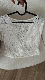 Top blanc zara M dentelle, Kleding | Dames, Topjes, Nieuw