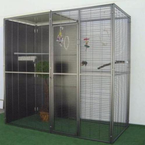 Volière 2x1x2m cage perroquet cage cacatoes ara eclectus XXL, Dieren en Toebehoren, Vogels | Hokken en Kooien, Nieuw, Volière