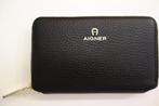 Portefeuille cuir noir "AIGNER" Envoi compris, Verzenden, Zo goed als nieuw, Zwart, Leder