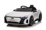 Elektrische Kinderauto 12v - Audi-RS E-Tron GT | Wit, Ophalen of Verzenden, Nieuw