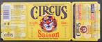 Bieretiket Circus Saison Brouwerij Circus  (11m7), Verzamelen, Verzenden, Gebruikt