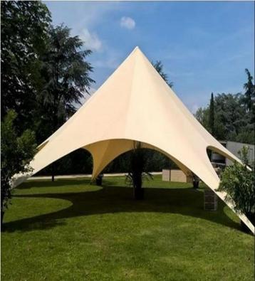 Profi Starflex-Shelter /Stertent / Starshade 10x10m Beige, Enlèvement ou Envoi, Neuf
