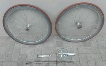 Ombouwset: Voorwiel- achterwiel - krankstel - ketting fixie beschikbaar voor biedingen