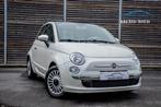 Fiat 500 1.2i Lounge Automaat / AIRCO / PANO DAK / HANDSFREE, Auto's, Stof, 1242 cc, 4 cilinders, Wit