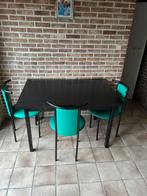 Tafel met drie stoelen uittrekbaar, Huis en Inrichting, Tafels | Eettafels, Ophalen