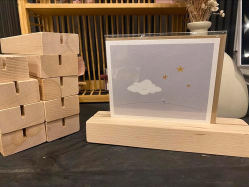 10 stuks - Fotohouder in beukenhout, Kinderen en Baby's, Kraamcadeaus en Geboorteborden, Ophalen of Verzenden