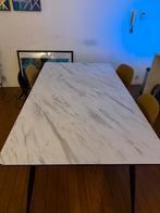 Table a manger effet marbres 180x100, Enlèvement, Comme neuf