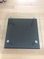 Salontafel Safety Glas, Maison & Meubles, Tables | Tables de salon, Enlèvement, Comme neuf, Carré, Verre