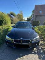 BMW 320ed, Auto's, Zwart, Zwart, Leder, 5 deurs