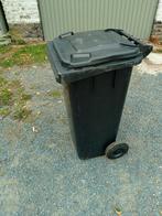 Zwarte rolcontainer 120l in goede staat, Ophalen