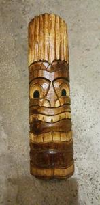 masques Tiki 50 cm en bois d albesia 12€ pièce, Antiek en Kunst, Ophalen of Verzenden