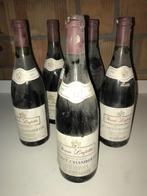 5 flessen Gevrey-Chambertin 1991 - domaine Jean Lafitte, Nieuw, Rode wijn, Frankrijk, Ophalen