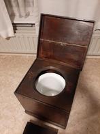 Antiek verplaatsbaar toilet, Doe-het-zelf en Bouw, Sanitair, Toilet, Gebruikt, Ophalen of Verzenden