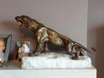Statue en bronze d'un tigre, Antiquités & Art, Art | Sculptures & Bois, Enlèvement